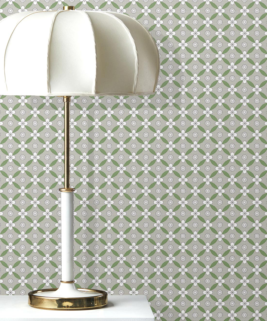 Petite Wallpaper, Fern Green