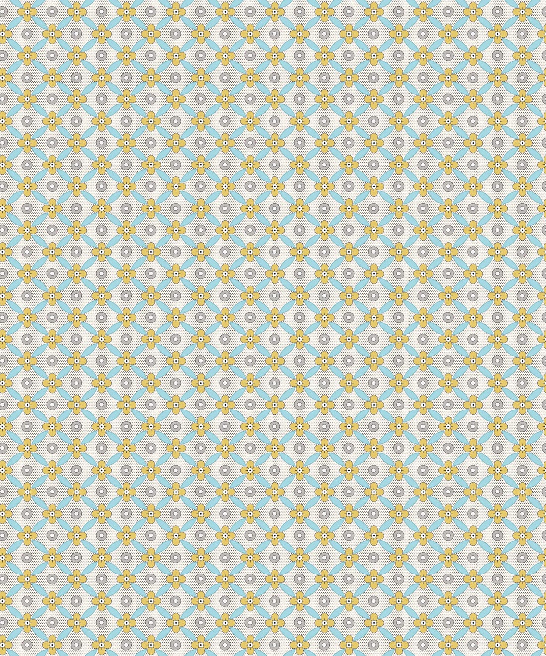 Petite Wallpaper, Mustard