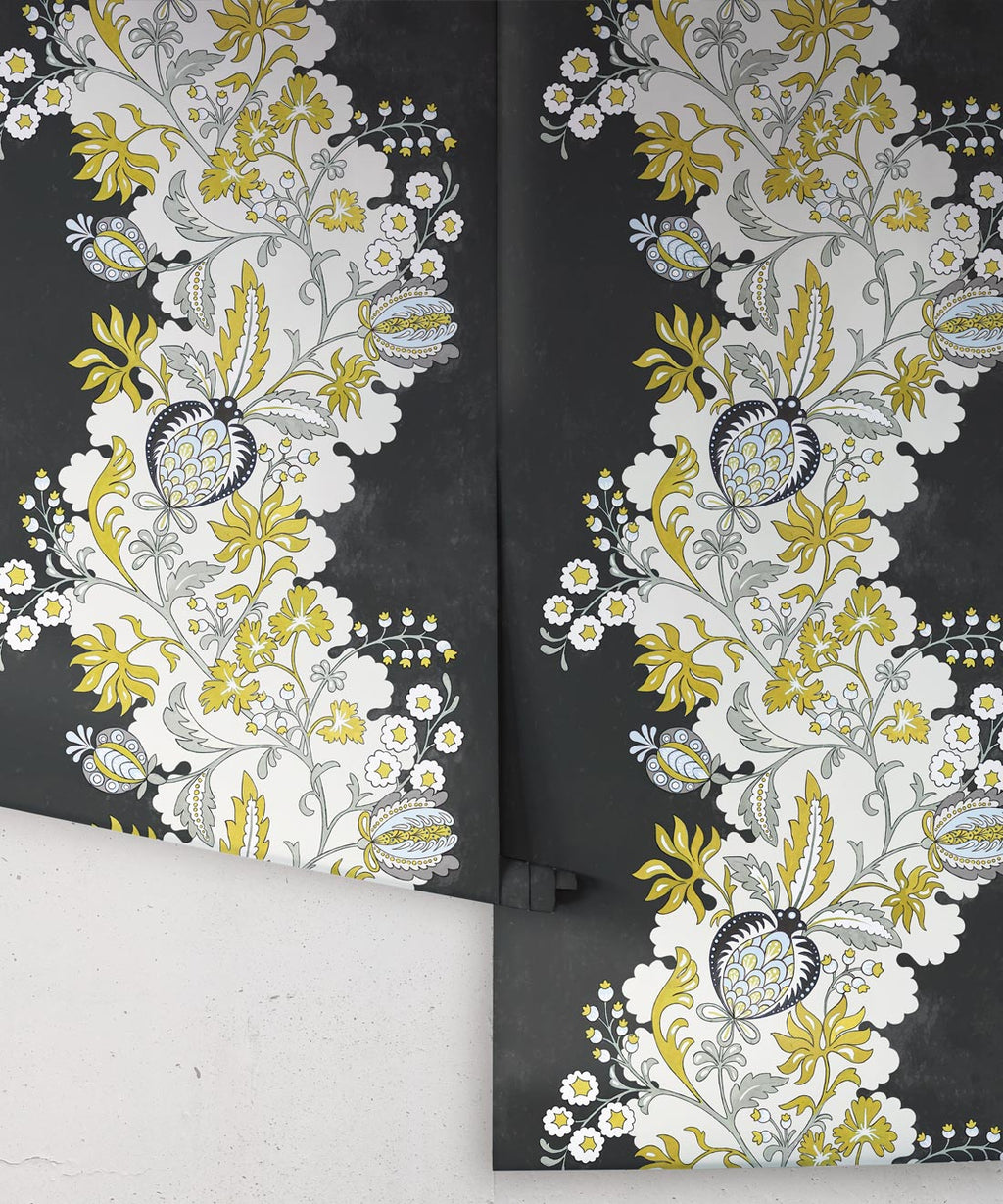 Pomegranate Wallpaper, Charcoal
