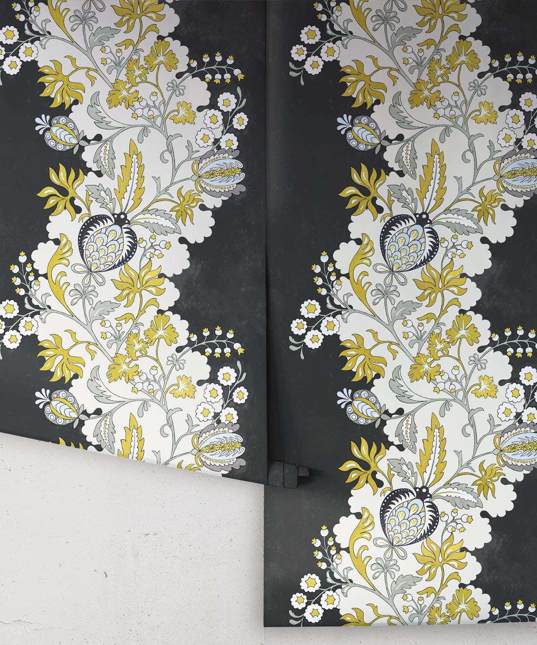 Pomegranate Wallpaper, Charcoal