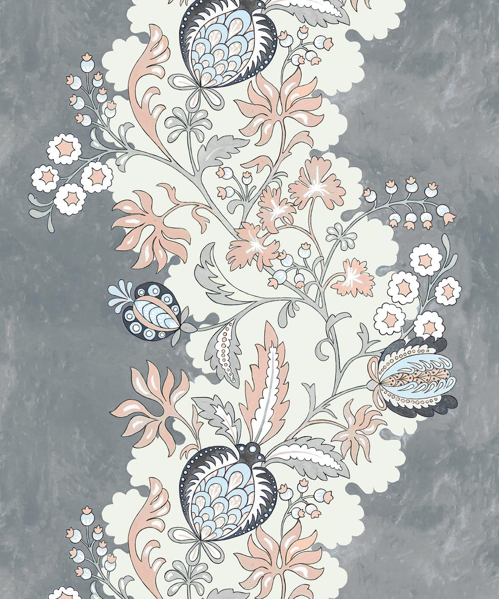 Pomegranate Wallpaper, Dusty Pink