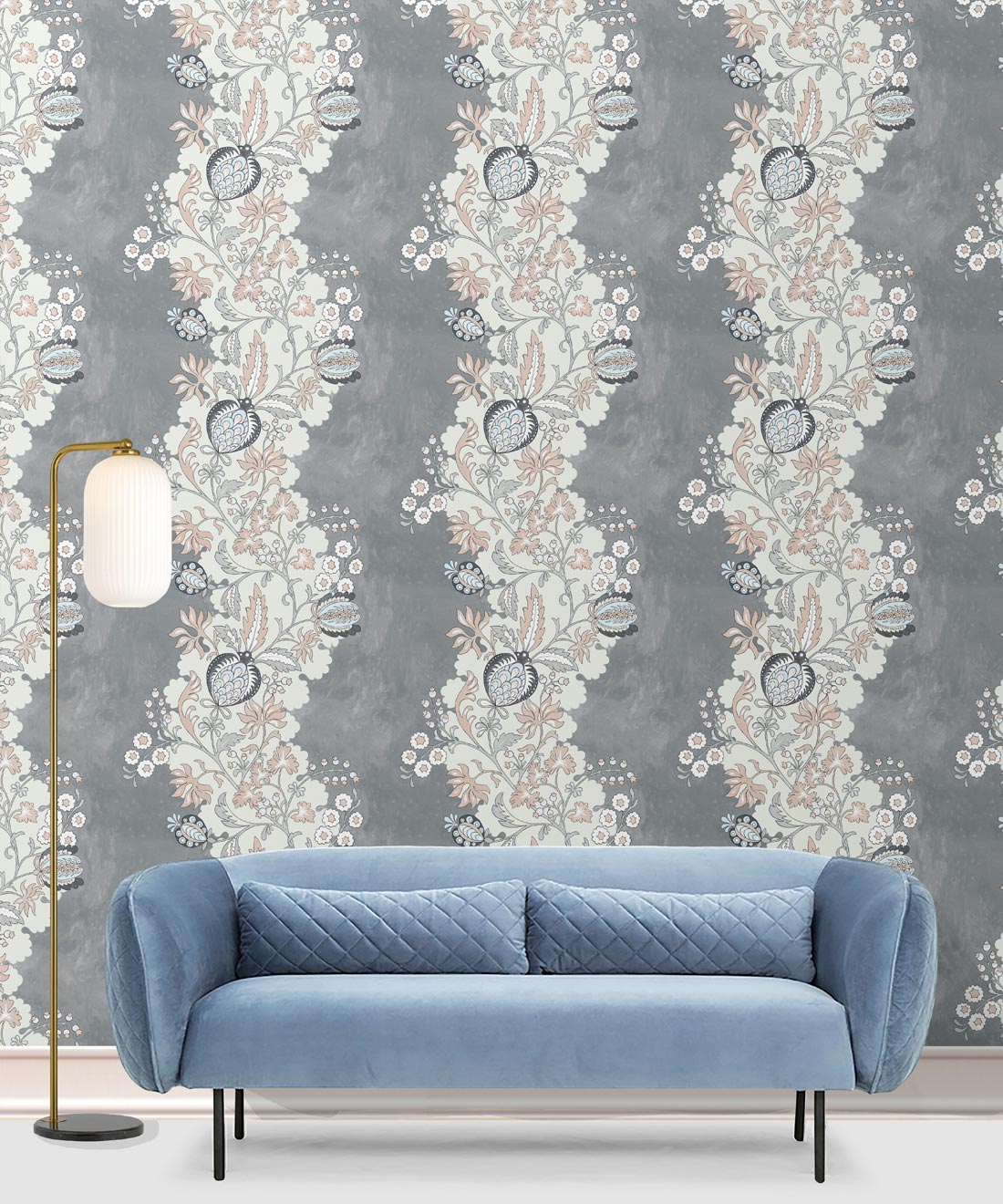 Pomegranate Wallpaper, Dusty Pink