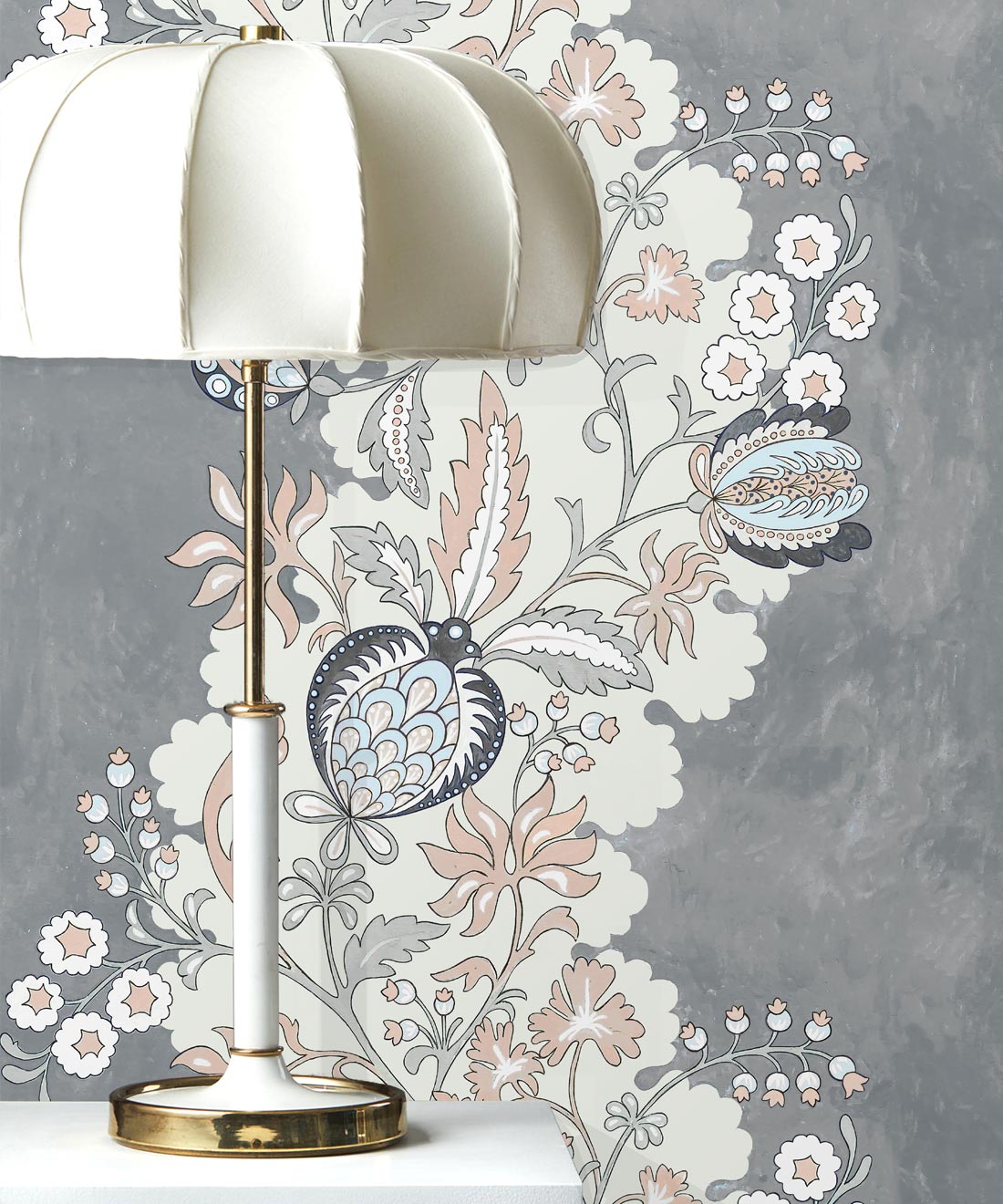 Pomegranate Wallpaper, Dusty Pink