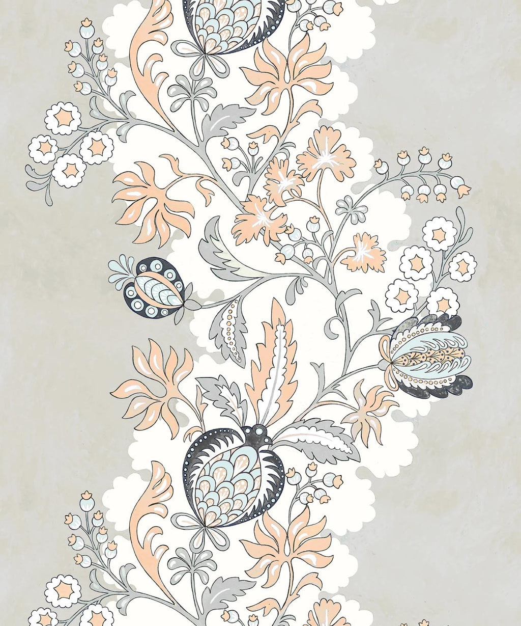 Pomegranate Wallpaper, Salmon
