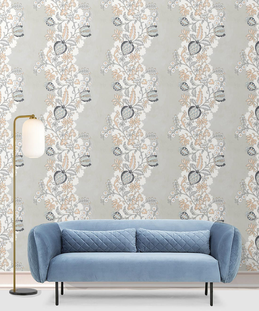 Pomegranate Wallpaper, Salmon