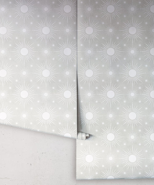 Papel tapiz Sun Light Star Bright, beige