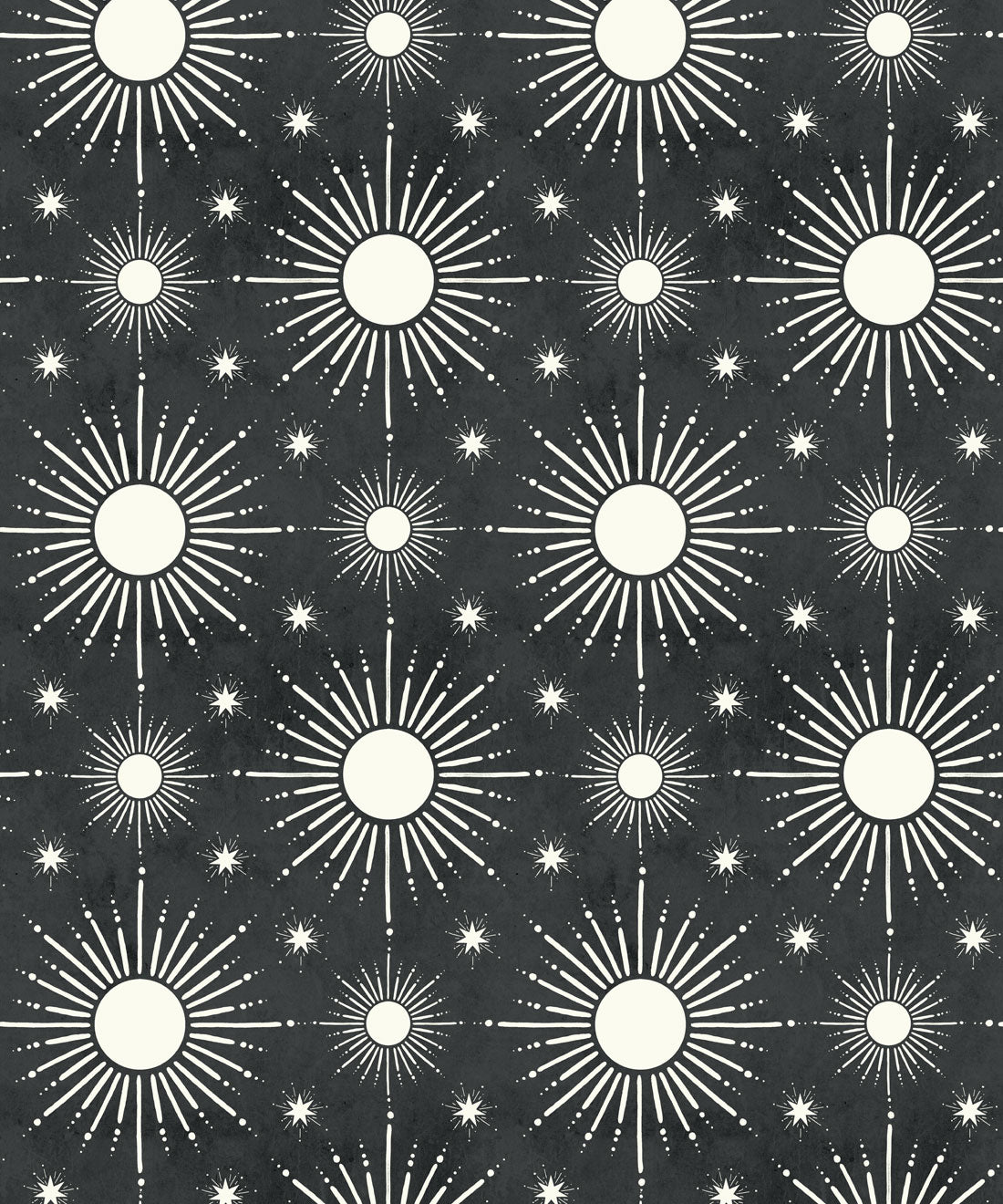 Sun Light Star Bright Wallpaper, Charcoal