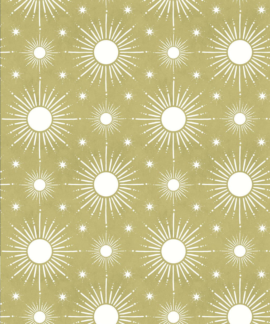 Sun Light Star Bright Wallpaper, Chartreuse