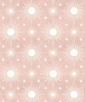 Sun Light Star Bright Wallpaper, Dusty Pink