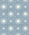 Sun Light Star Bright Wallpaper, French Blue