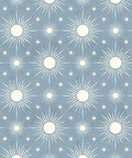 Sun Light Star Bright Wallpaper, French Blue