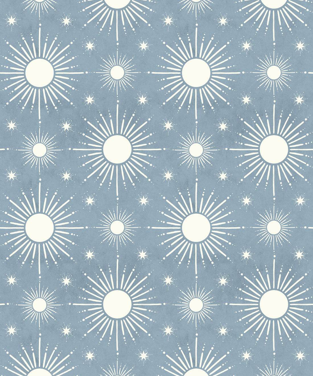 Sun Light Star Bright Wallpaper, French Blue