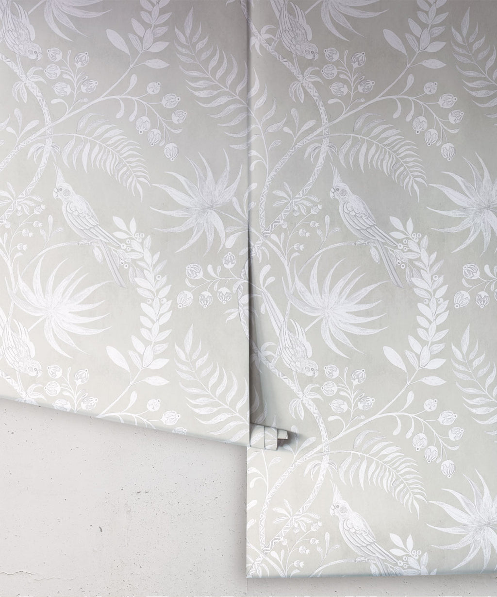 Tropicana Wallpaper, Beige