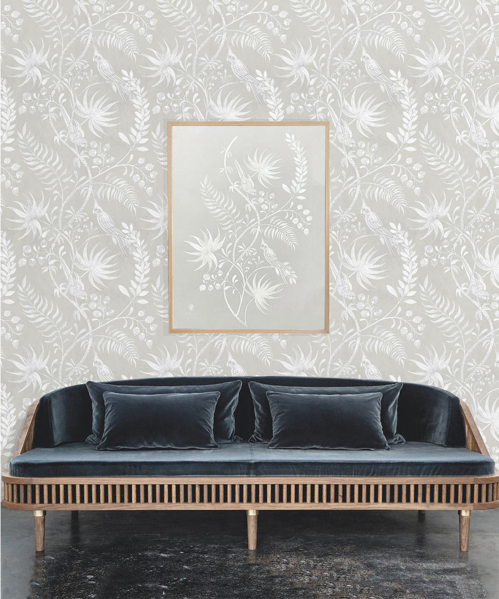 Tropicana Wallpaper, Beige
