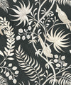 Tropicana Wallpaper, Charcoal
