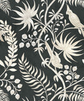 Tropicana Wallpaper, Charcoal