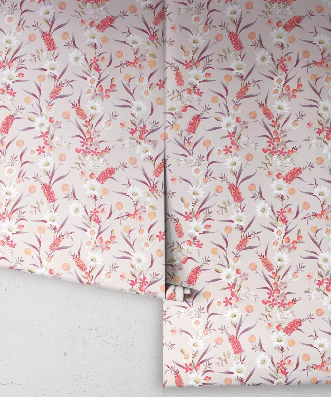 Bottlebrush Wallpaper, Bone