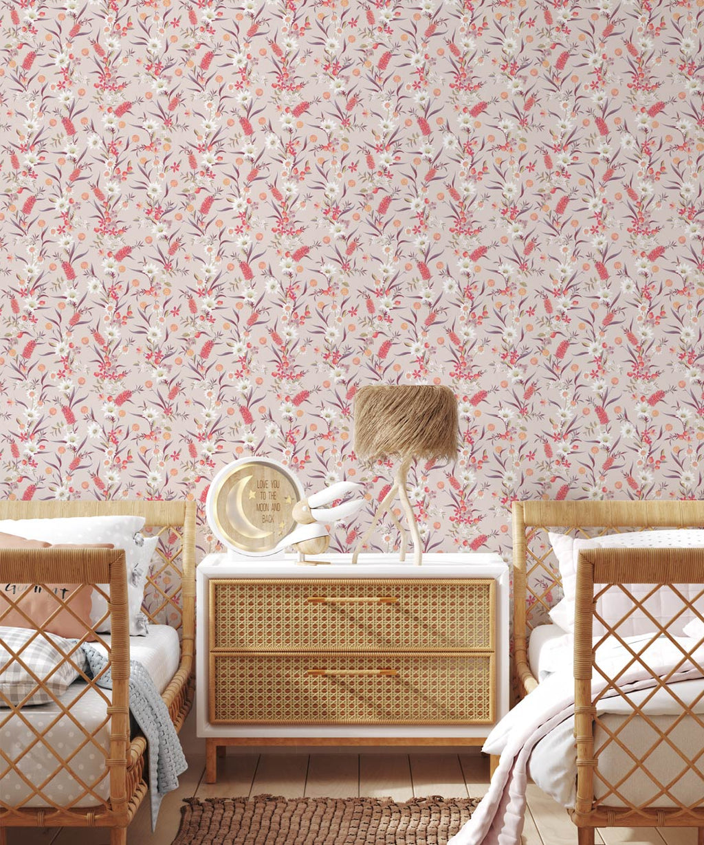 Bottlebrush Wallpaper, Bone