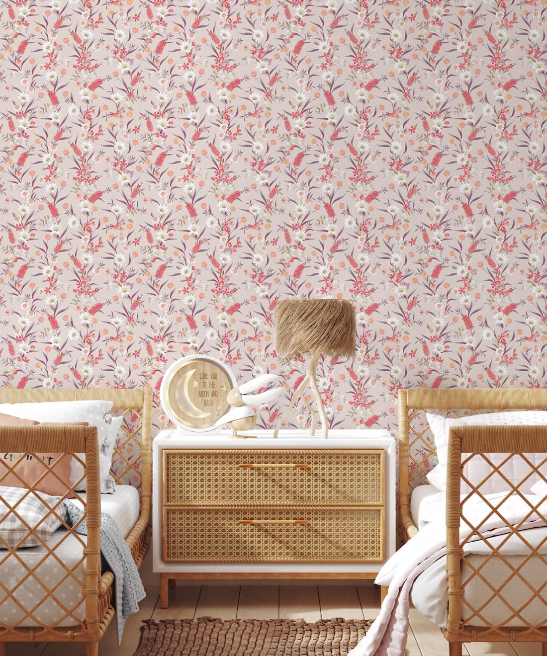 Bottlebrush Wallpaper, Bone