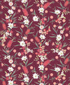 Bottlebrush Wallpaper, Maroon
