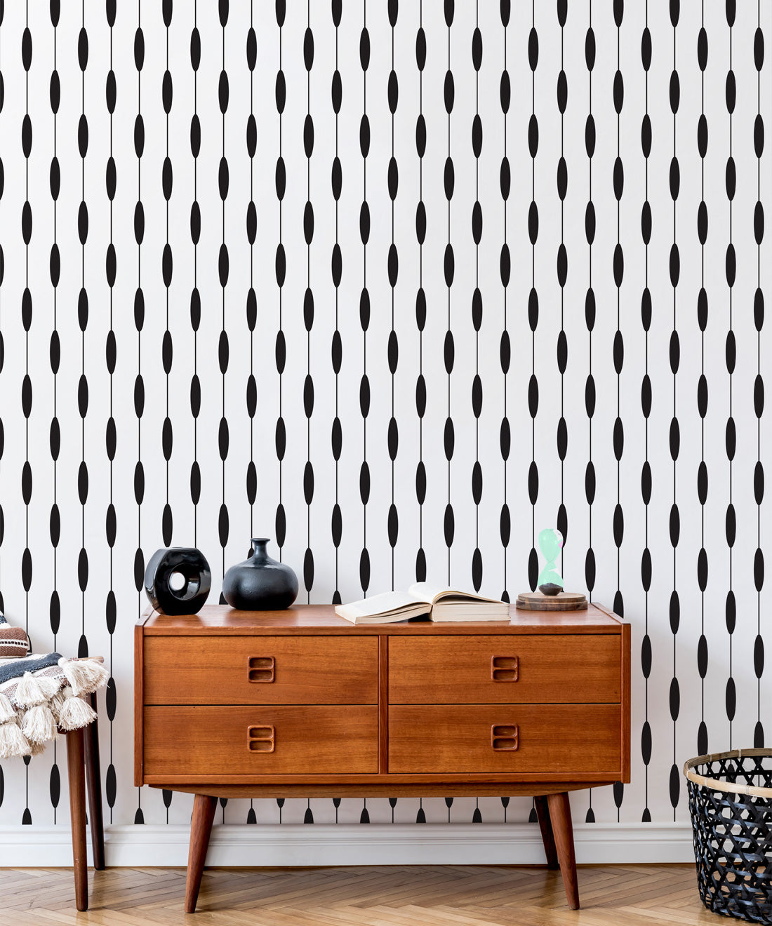 Bowline Wallpaper, Black & White