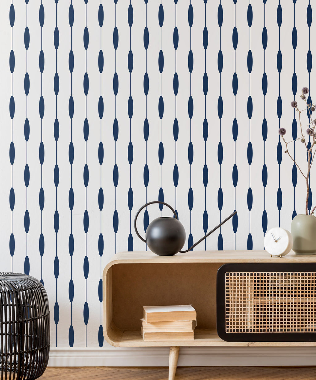 Bowline Wallpaper, Navy
