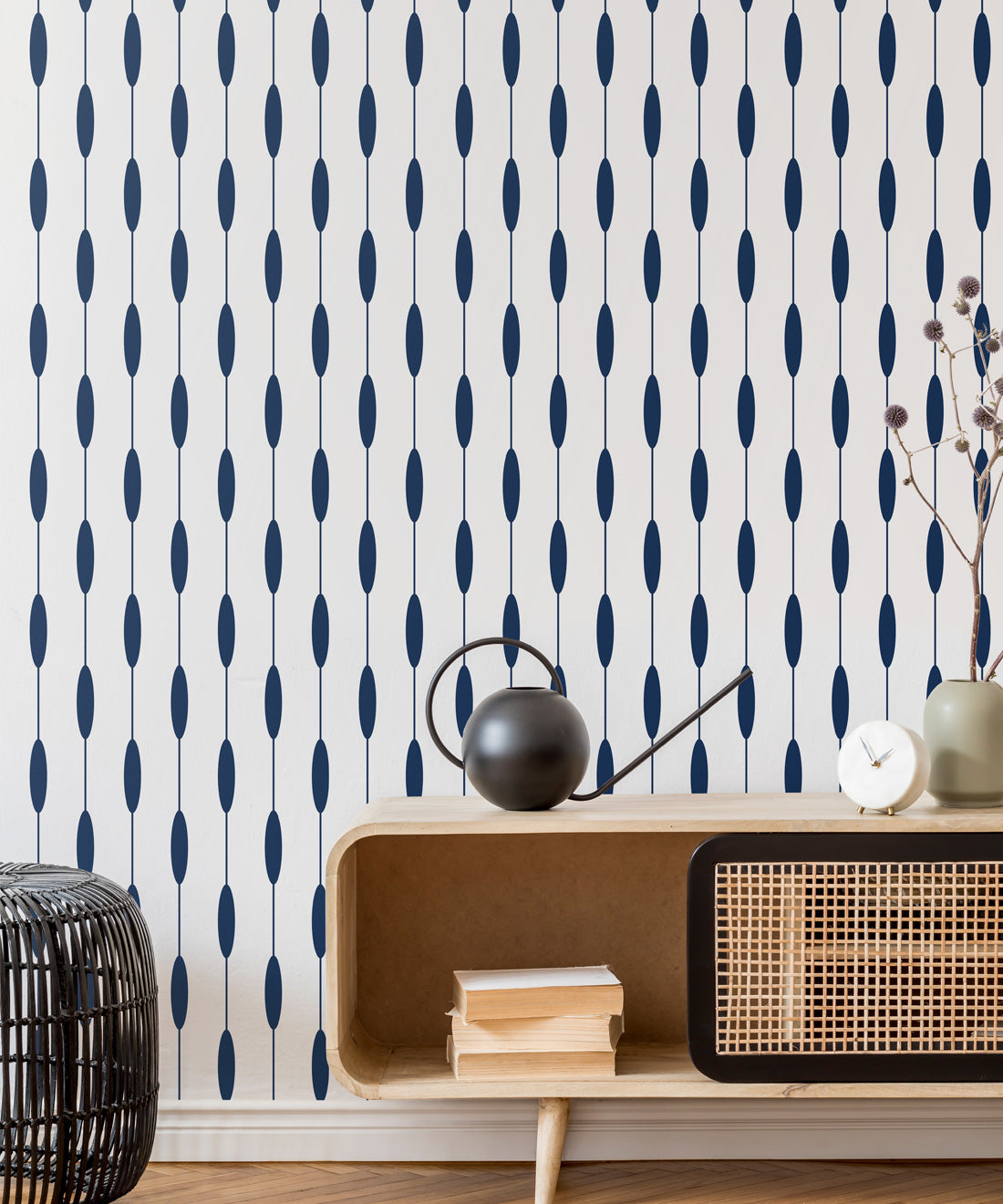 Bowline Wallpaper, Navy