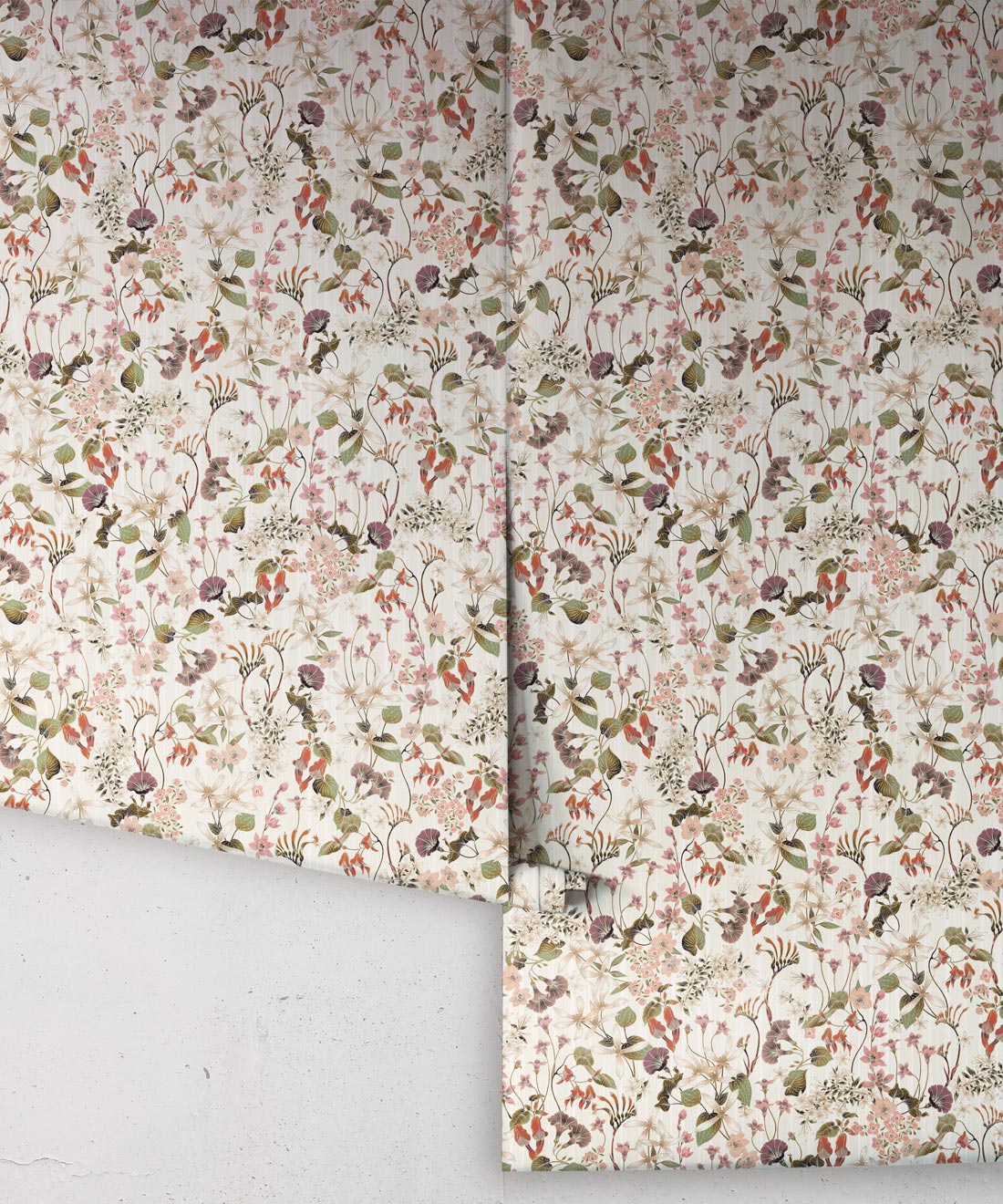County Flowers Wallpaper, Neutral