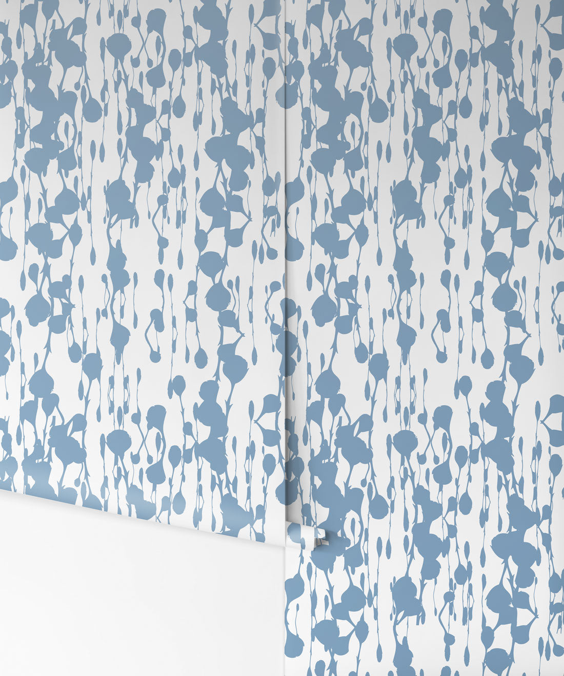 Floss Delight Wallpaper, Pale Blue