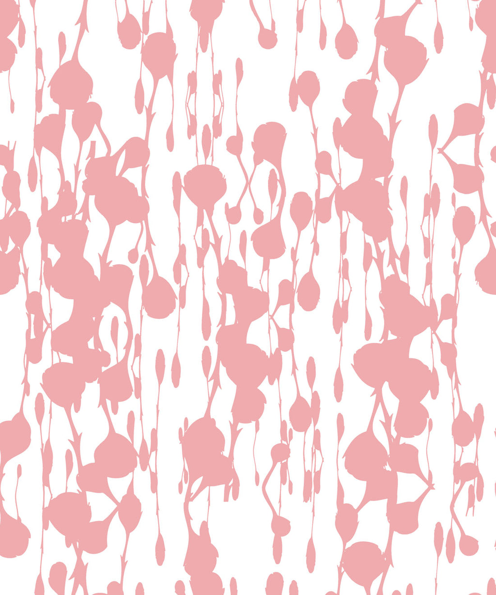 Floss Delight Wallpaper, Quartz Pink