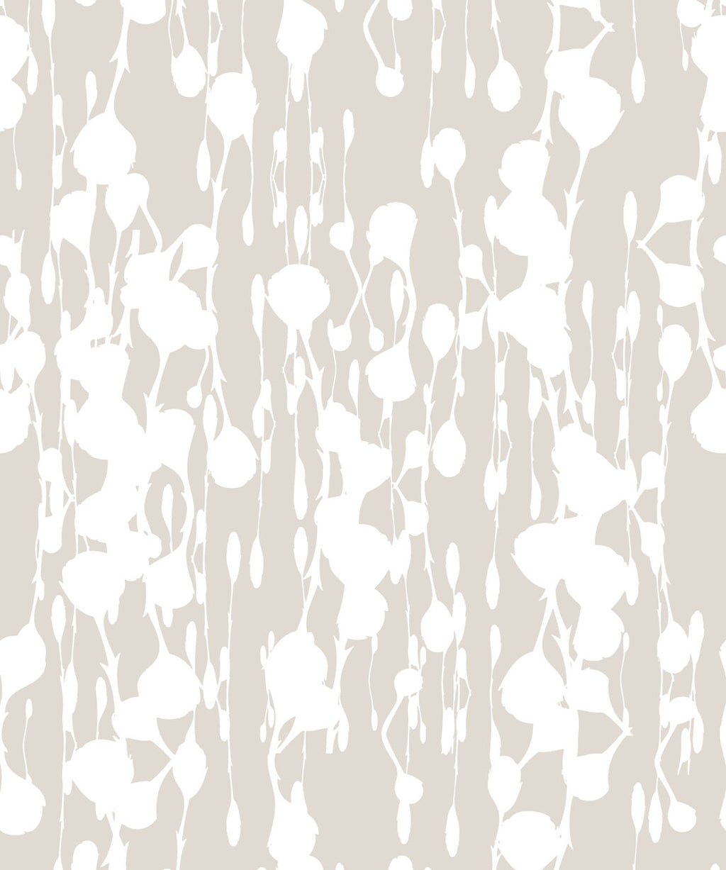 Floss Delight Wallpaper, Stone
