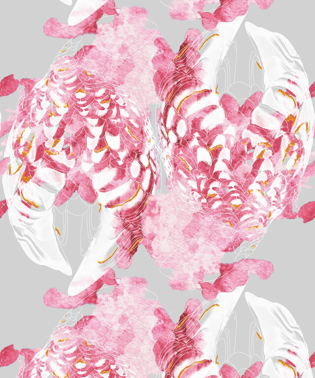 Kandos Wallpaper, Mulberry