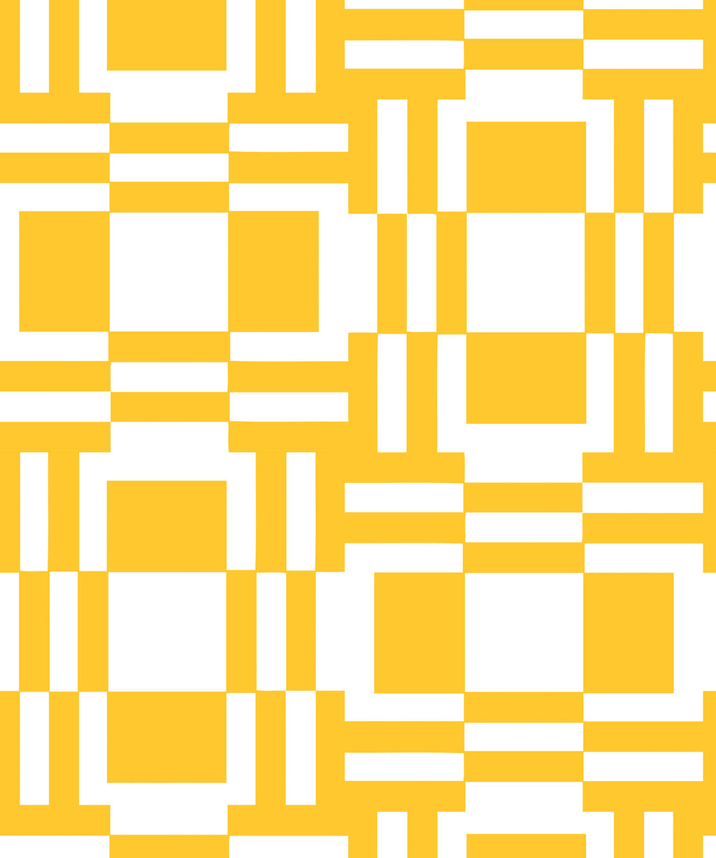 Labyrinth of Mirrors Wallpaper, Yellow