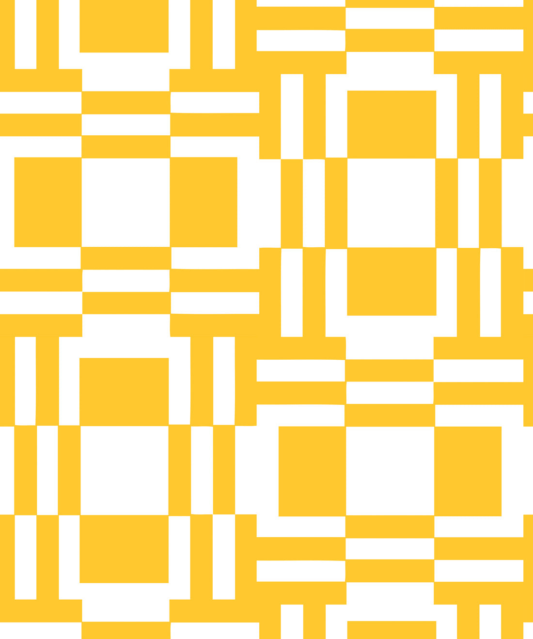 Labyrinth of Mirrors Wallpaper, Yellow