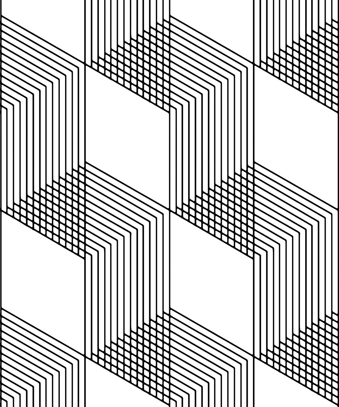Origami Wallpaper, Black