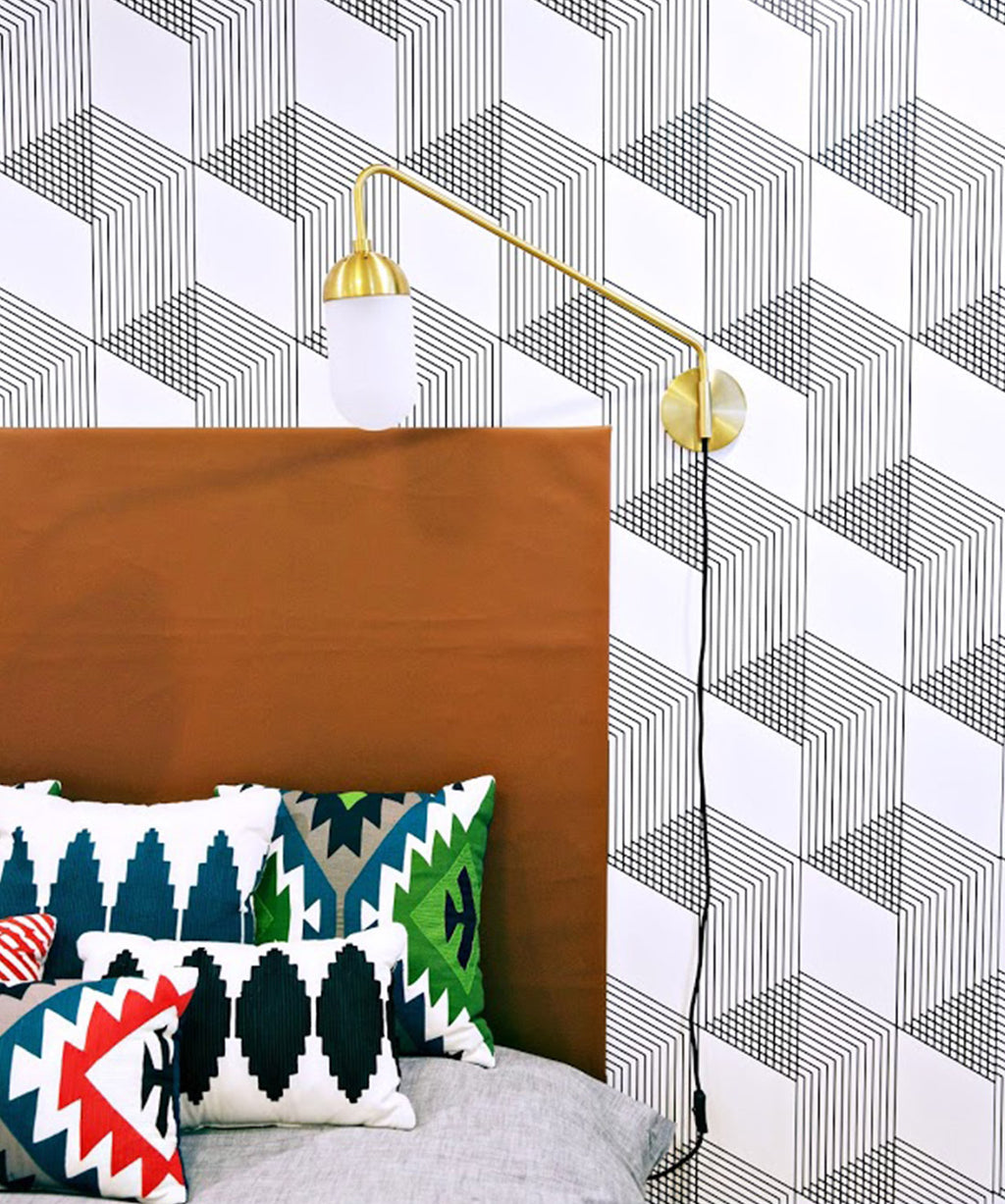 Origami Wallpaper, Black