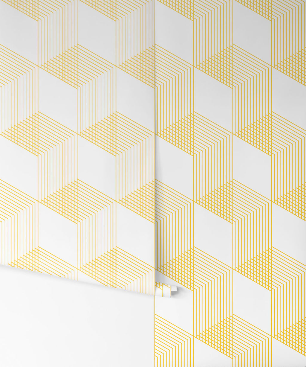 Origami Wallpaper, Canary