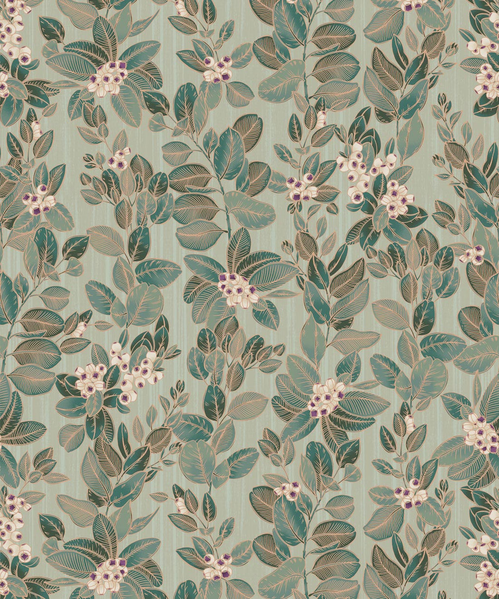 Eucalyptus Wallpaper, Pale Green