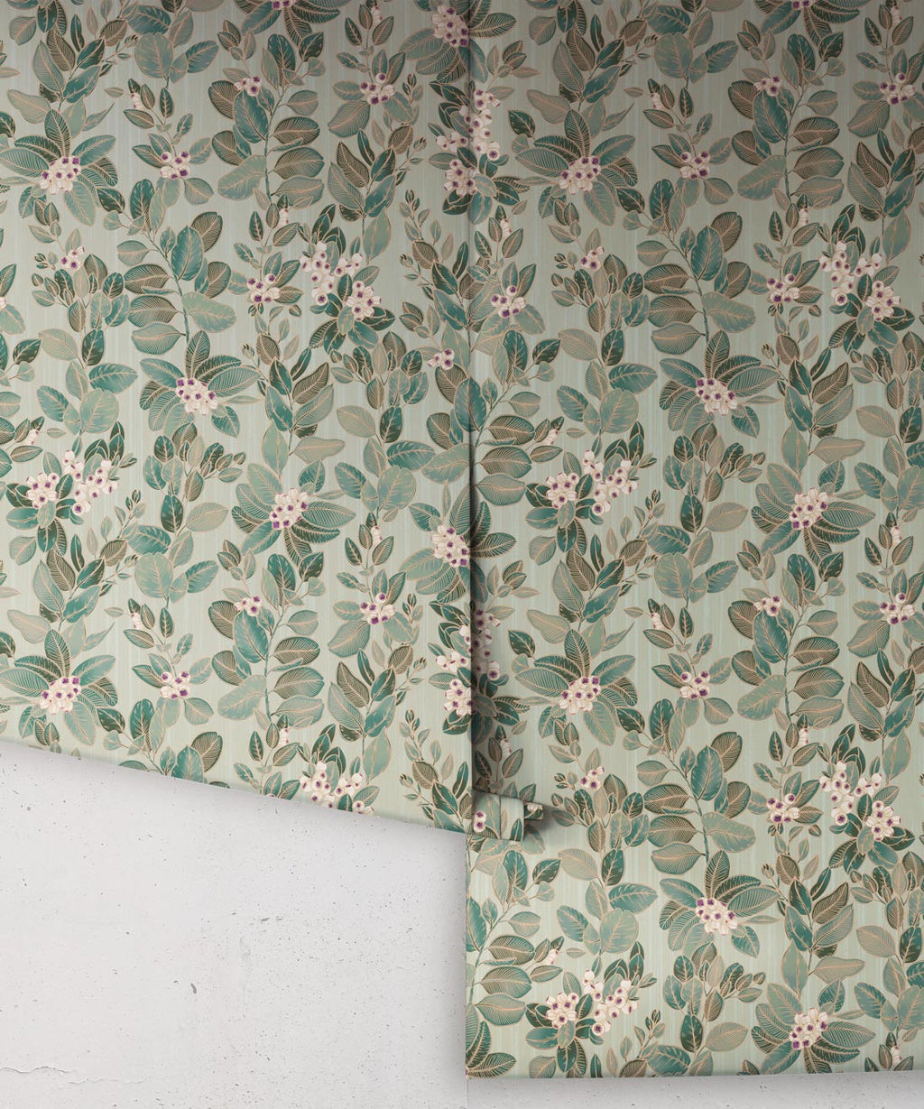 Eucalyptus Wallpaper, Pale Green