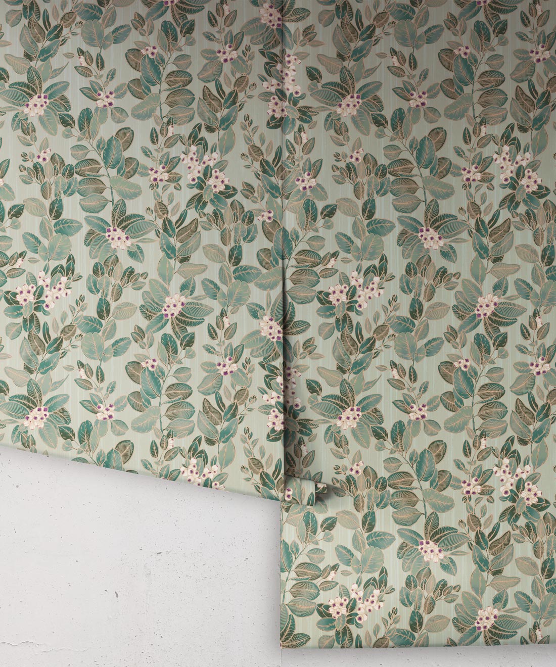 Eucalyptus Wallpaper, Pale Green