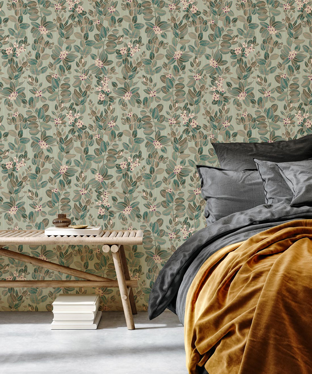 Eucalyptus Wallpaper, Pale Green