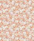 Flannel Flowers Wallpaper, Burnt Orange