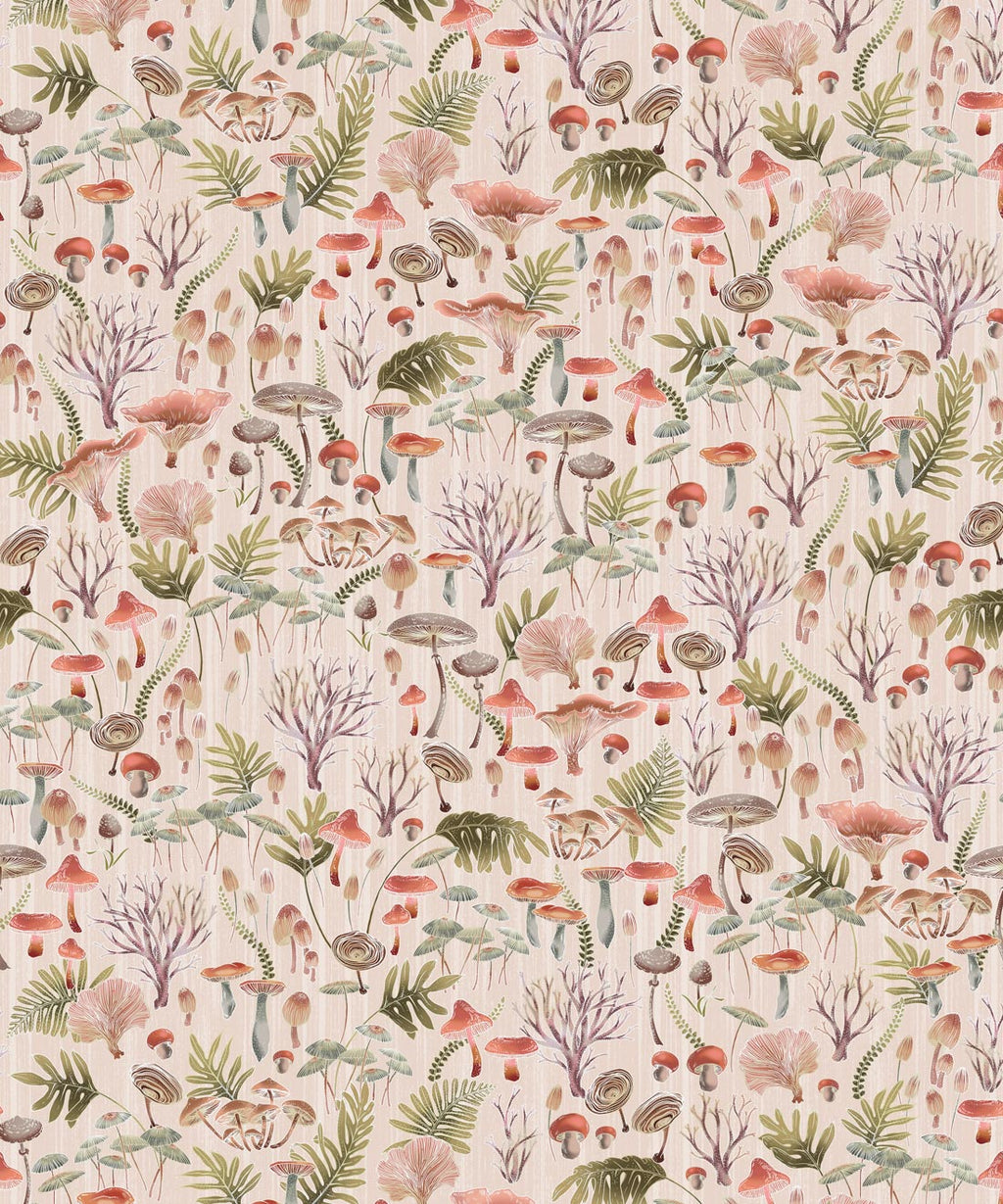 Fungi Wallpaper, Latte
