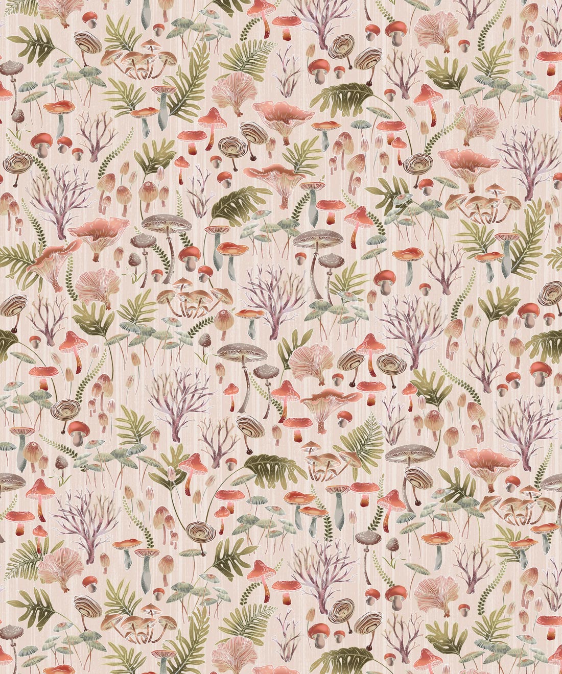 Fungi Wallpaper, Latte
