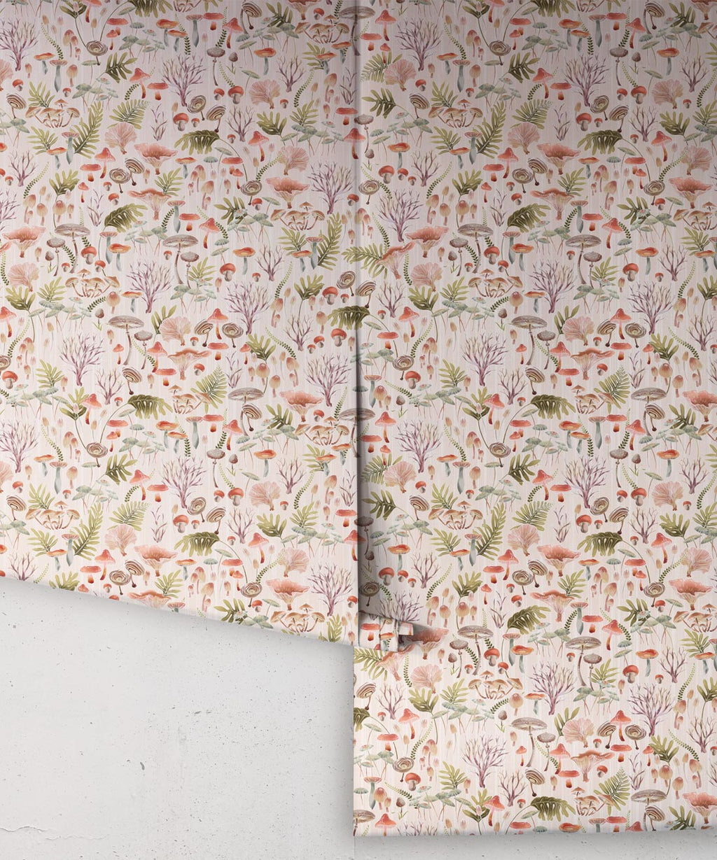 Fungi Wallpaper, Latte