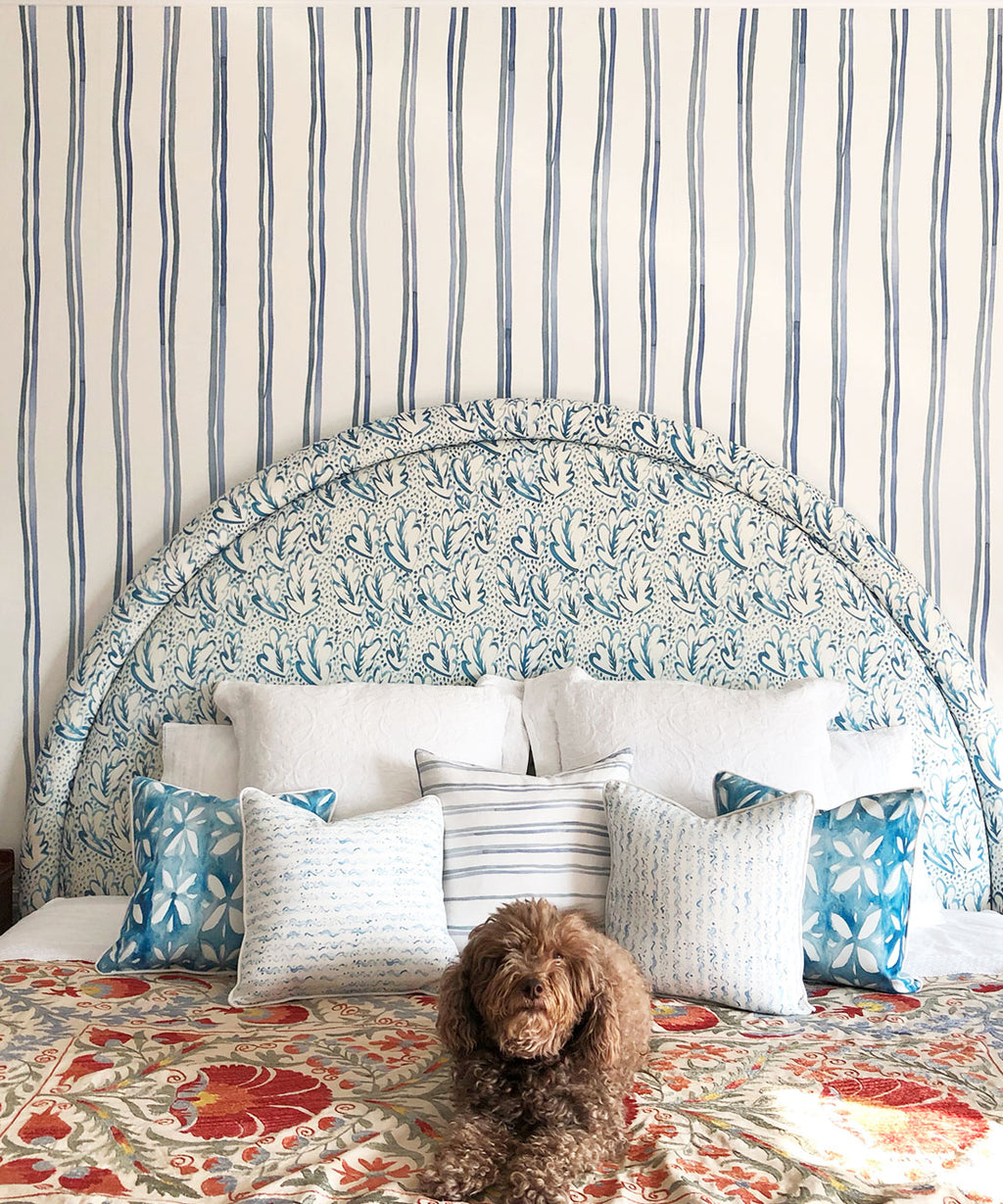 Double Inky Stripe Wallpaper