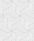 Geometric Illusions Wallpaper, Black