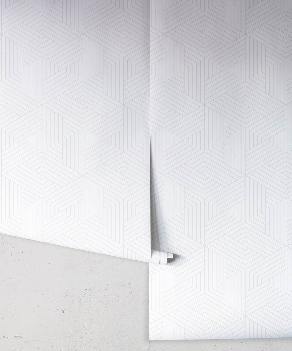 Geometric Illusions Wallpaper, Faded