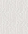 Geometric Illusions Wallpaper, Warm Grey