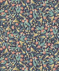 Gum Blossoms Wallpaper, Blue Peach